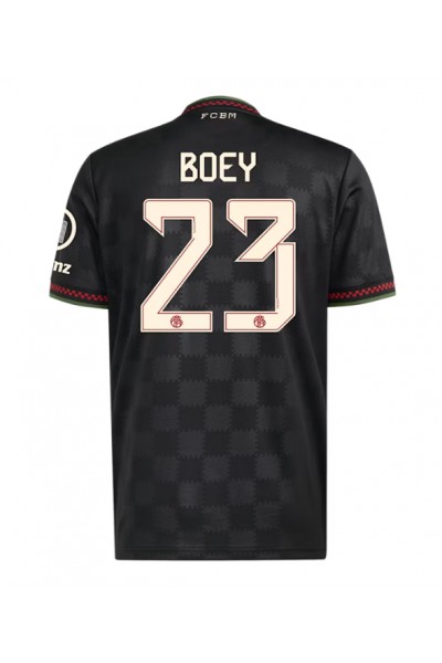 Bayern Munich Sacha Boey #23 Jalkapallovaatteet Kolmaspaita 2025-26 Lyhythihainen Bayern Munich Sacha Boey #23 Jalkapallovaatteet Kolmaspaita 2025-26 Lyhythihainen